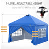 10' x 10' Pop Up Canopy Tent, Instant Sun Shelter, Tents for Parties, with Wheeled Carry Bag