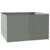 Gazebo Curtains, 10' x 12' Universal Replacement Privacy Curtain, 4-Panels Sidewall with Hooks/C-Rings, Dark Grey