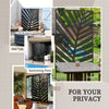 Metal Outdoor Privacy Screen, 48