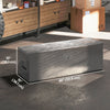 48 Inch Truck Bed Tool Box, Heavy Duty Aluminum Diamond Plate Trailer Tongue Box with Side Handle and Locks Keys