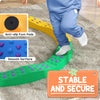 8PCs Kids Balance Beam Stepping Stones w/ Non-slip Foot Pads