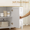 Buffet Cabinet with Soft-Close Doors, Modern Sideboard with 3 Drawers for Living Room, Kitchen, Dining Room