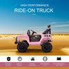 12V Electric Truck Off Road Electric Pickup with Remote Control, Adjustable Speed, Ride on Car for Kids