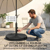 Patio Umbrella Base Portable Outdoor Umbrella Stand for Poles 1.4
