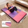 Soozier 4'x6'x2'' Folding Gymnastics Tumbling Mat, Exercise Mat with Carrying Handles for Yoga, MMA, Martial Arts, Stretching, Core Workouts