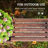 Garden Planter with Raised Garden Bed Bench for Patio Park, 69.25