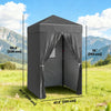 4 x 4 ft Compact Pop Up Canopy Tent, UPF 50+ Changing Room, Portable Instant Privacy Canopy with Mesh Window, Dark Grey