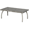 Rattan Coffee Table Outdoor Side Table, 35.4