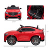 12V/7AH Kids Ride on Car, Mercedes Benz AMG GLC63S Coupe, Electric Car with Remote Control, Handle, 2 Speed, with Music, Electric Light, Easy to Move, Red