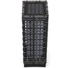 Wicker Solar Outdoor Lamp, Decorative Floor Lamp with Auto On/Off LED Lights, IP44 for Patio, Porch, Pathway, Grey