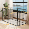 Heavy Duty Dog Playpen with Door for Large Dogs, 6 Panels, 39