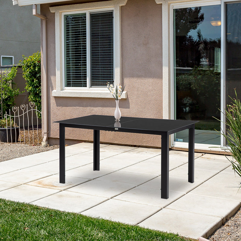 Aluminium Outdoor Dining Table for 6, 59