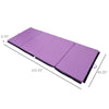 Soozier 4'x10'x2'' Folding Gymnastics Tumbling Mat, Exercise Mat with Carrying Handles for Yoga, MMA, Martial Arts, Stretching, Purple