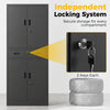 Metal Storage Cabinet with Locking Doors and Drawer, 71