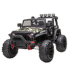 12V Battery-powered Kids Jeep Ride On Police Car with Parental Remote Camouflage