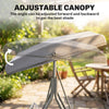 3 Seater Porch Swing Convertible Swing Chair Bed Cushioned