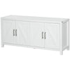 Sideboard Cabinet Buffets Table with Barn Style Doors TV Cabinet Stand for TVs up to 65