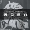 Reversible Outdoor RV Rug, Patio Floor Mat, 6' x 9' Plastic Rug for Backyard, Deck, Beach, Camping, Grey and White
