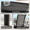 Outdoor Dining Sets for 8 with Stackable Chairs, Patio Dining Set with Glass Top Table for Garden, Patio, Backyard