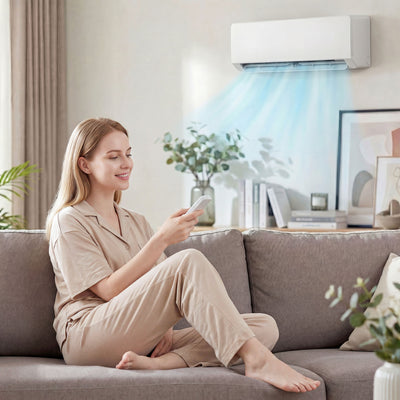 12000 BTU Mini Split Air Conditioner, 22 SEER2 115V Wifi Enabled Inverter AC Unit & Heat Pump Cools up to 750 Sq. Ft