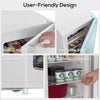7.0 Cu.Ft Upright Freezer, Compact Stand Up Freezer with 6 Adjustable Shelves, Reversible Door for Home Office