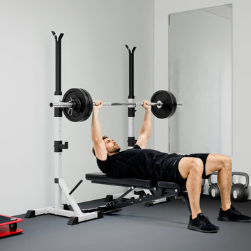 Soozier 2-Piece Barbell Rack, 53.5
