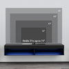 Modern Wall Mounted TV Stand with Storage and LED Lights for TVs up to 75