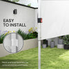 Canopy Sidewalls for 10' x 10' or 10' x 20' Pop up Canopy, 2 PCS Canopy Half Walls Only, White