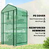 Mini Greenhouse with Screen Roof, Portable Small Greenhouse with Roll-Up Zipper Door, 27.6