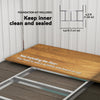 5x7 Garden Shed, Lean-to Metal Storage with Foundation, Sliding Door & 2 Vents for Garden Tools, Green