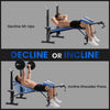 Soozier Adjustable Weight Bench for Weight Lifting and Strength Training