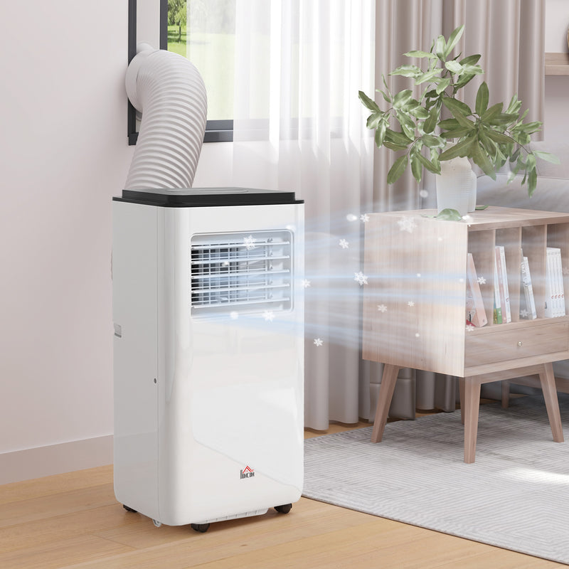 10,000 BTU Moible Air Conditioner 440 Sq. Ft., Dehumidifier Fan Auto Sleep with 24H Timer On/Off, Window Kit