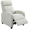 Single Recliner Sofa, Manual Home Theater Seating, Single Reclining Sofa Chair with Padded Seat for Living Room