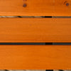 47 Inch Outdoor Garden Bench, Patio Loveseat with Unique Armrests, Slatted Seat Back, 528 lbs. Capacity, Teak Colour
