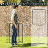16 Panels Dog Playpen with Strap, Portable & DIY, for Medium Dogs, for Yard, RV, Camping, Garden, 31.5