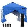 10' x 10' Pop Up Canopy Tent, Instant Sun Shelter, Tents for Parties, with Wheeled Carry Bag