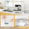 Portable Dishwasher, Counter Dishwasher with 4 Place Settings, 5 Washing Programs, Air-Dry Function, 6L Water Tank, White