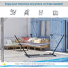Adjustable Hammock Stand, Fits 10-13 ft Hammocks Up to 264lbs Capacity,Black