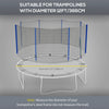 Soozier Trampoline Net Enclosure, Trampoline Netting Replacement with Zippered Entrance for 12ft Round Trampoline