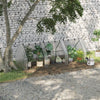 9' x 3' x 3' Outdoor Mini Greenhouse, Portable Tunnel Greenhouse with Large Zipper Doors and PE Cover for Garden, White