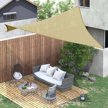 Square 12’ Canopy Sun Sail Shade Garden Cover UV Protector Outdoor Patio Lawn Shelter with Carrying Bag Sand