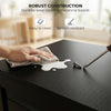 4 Drawer File Cabinet with Lock, Vertical Filing Cabinet with Adjustable Hanging Bars for A4 and Letter Size, Black