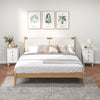 Set of Two Three-Drawer Modern Bedside Tables for Bedroom, White