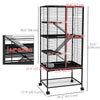 Rolling Small Animal Cage 53.5
