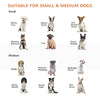 Free Standing Wood Pet Gate Indoor Dog Barrier 3 Panel Folding Z Shape Doorway