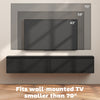 Wall Mounted TV Stand, Floating TV Cabinet with Storage, for TVs up to 70