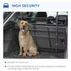 Adjustable Pet Car Barrier for SUVs, Vehicles, Vans, Back Seat Dog Fence Guard for Safety Car Travel, Black