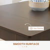 Extendable Dining Table, Expandable Kitchen Table for Small Spaces, Seats up to 6 People, Dark