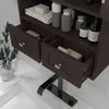 Medicine Cabinet, Bathroom Wall Cabinet with Shelf and Drawers for Hallway, Living Room, Brown