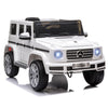 Mercedes Benz G500 Licensed 12V Kids Ride on Car with Remote Control, Music, Lights, MP3 for 37-96 months, White